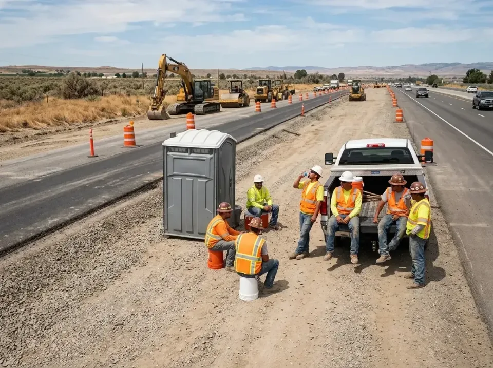 highway-road-construction-crew-007 — frequently asked questions, Porta Potty and Restroom Rentals in Hideaway, TX